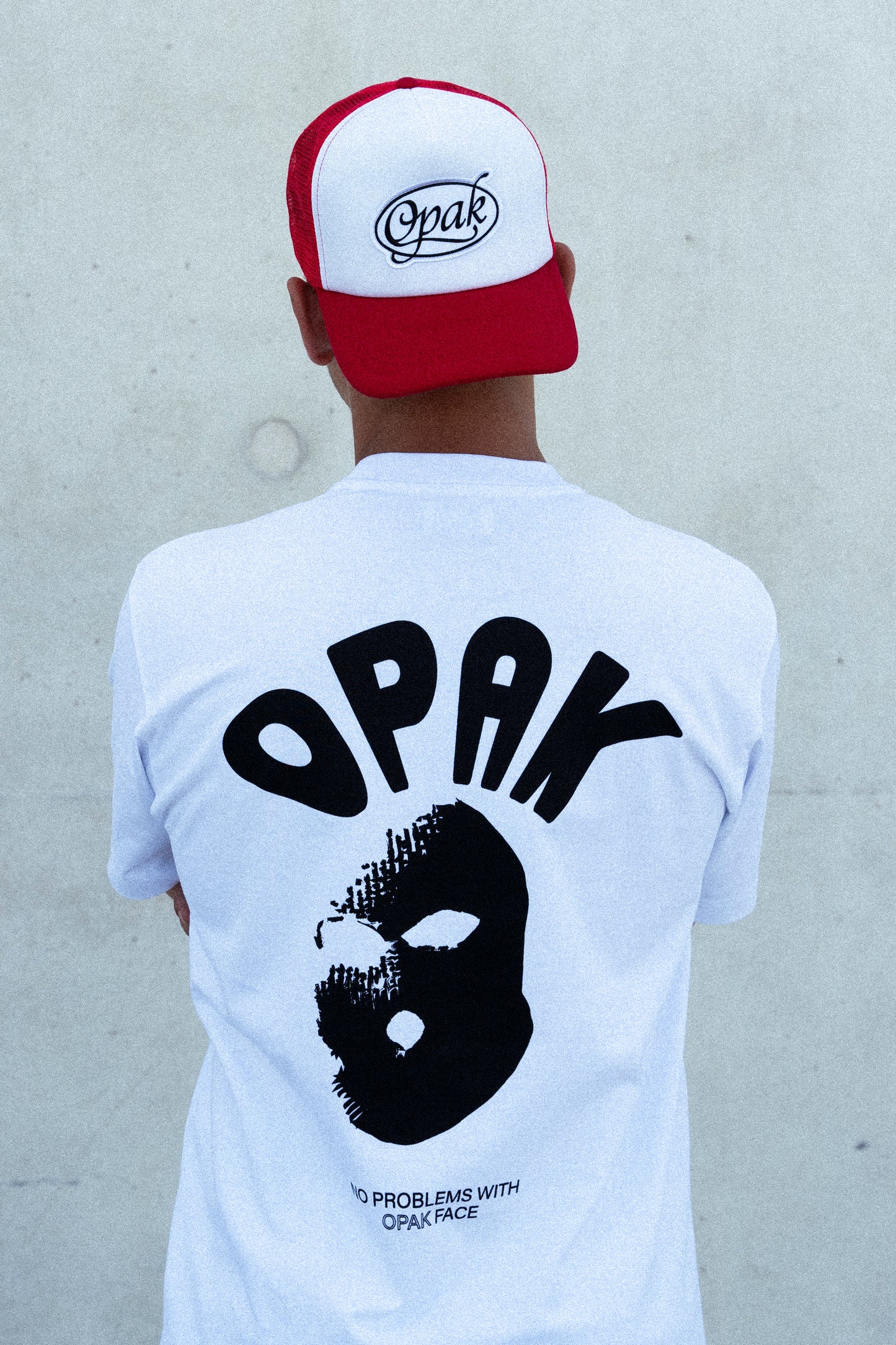OPAK FACE T-SHIRT BLANC
