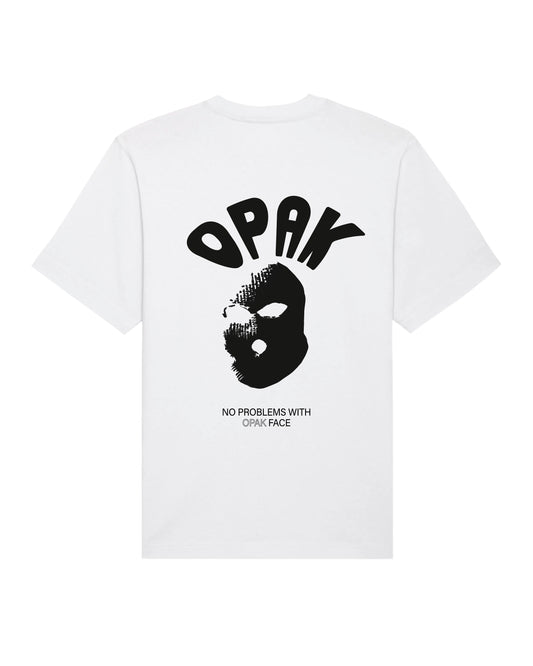 OPAK FACE T-SHIRT BLANC
