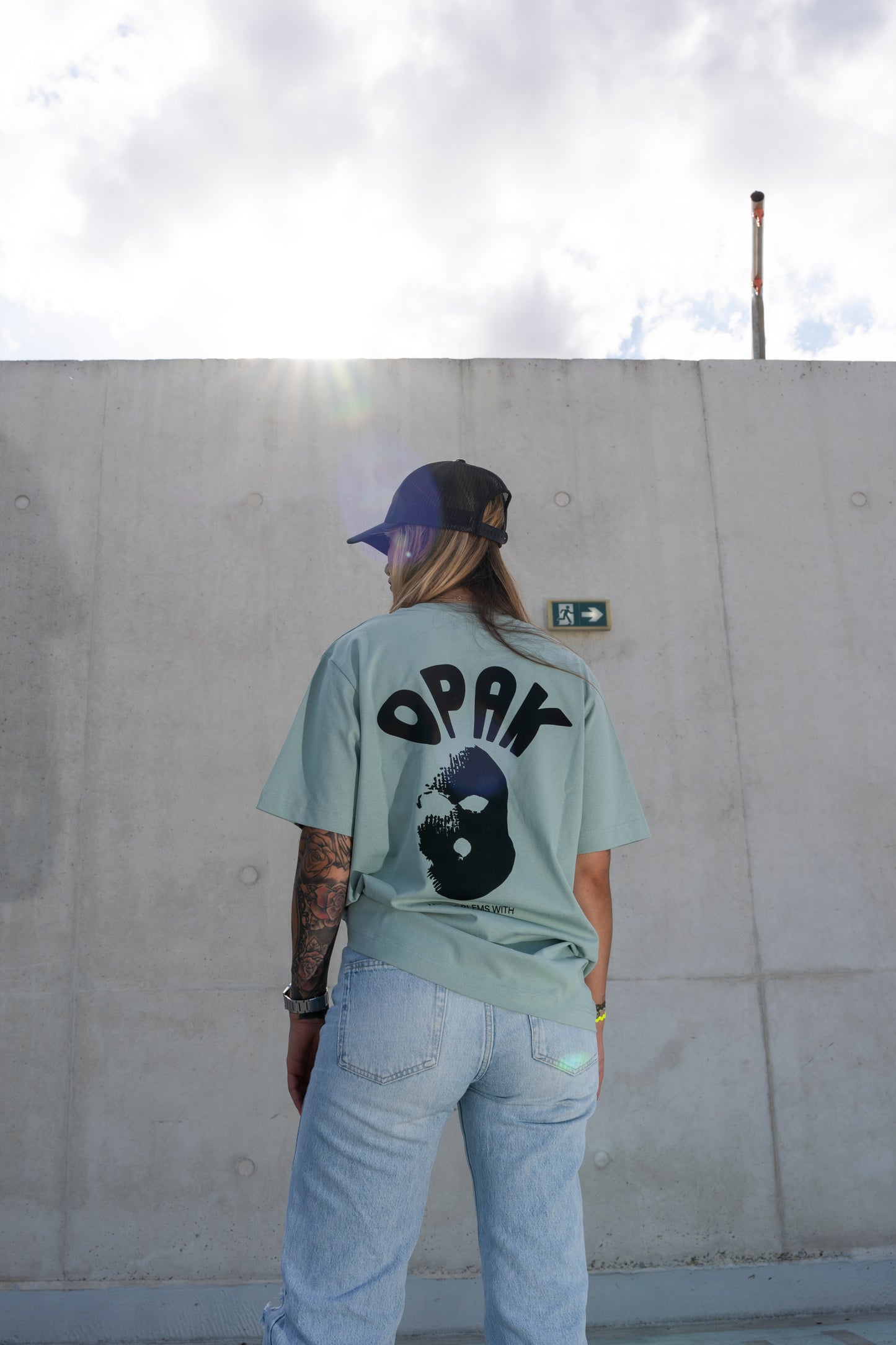 OPAK FACE T-SHIRT ALOE