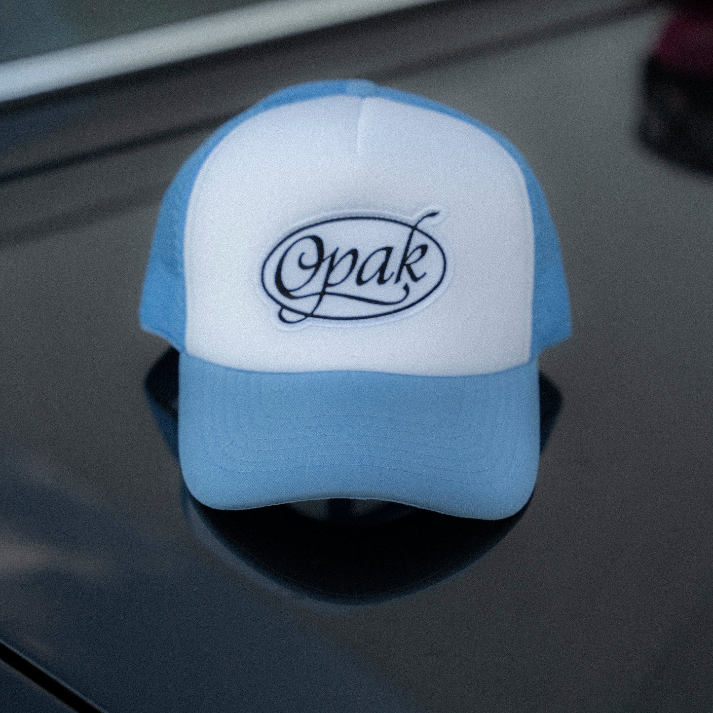 CASQUETTE TRUCKER BLEU CIEL