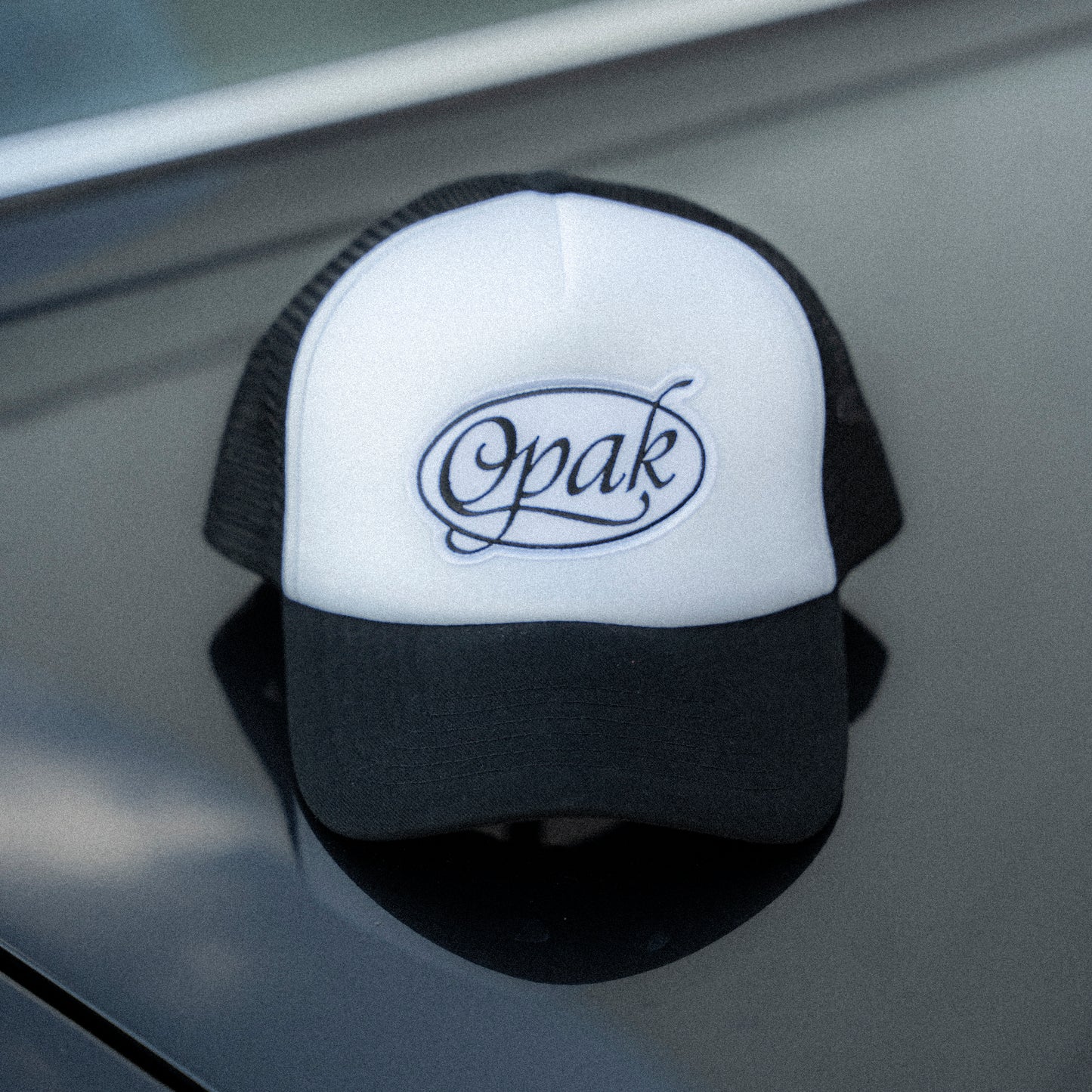 CASQUETTE TRUCKER NOIR/BLANC