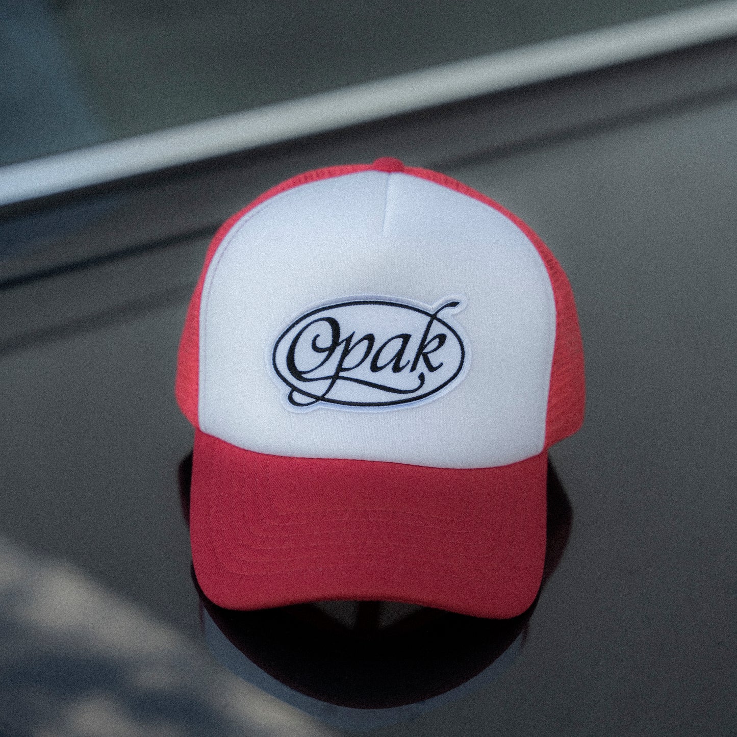 CASQUETTE TRUCKER ROUGE